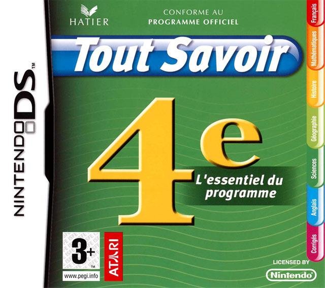 Jeu tout savoir 4eme