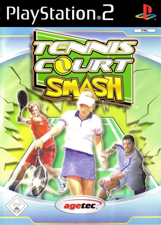 Jeu tennis court smash