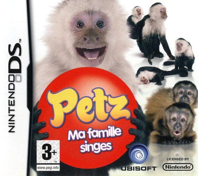 Jeu petz : ma famille singes
