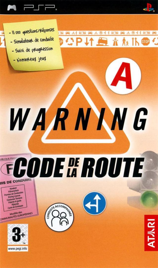 Jeu warning : code de la route
