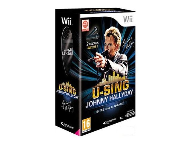 Jeu u-sing johnny hallyday + 2 micros