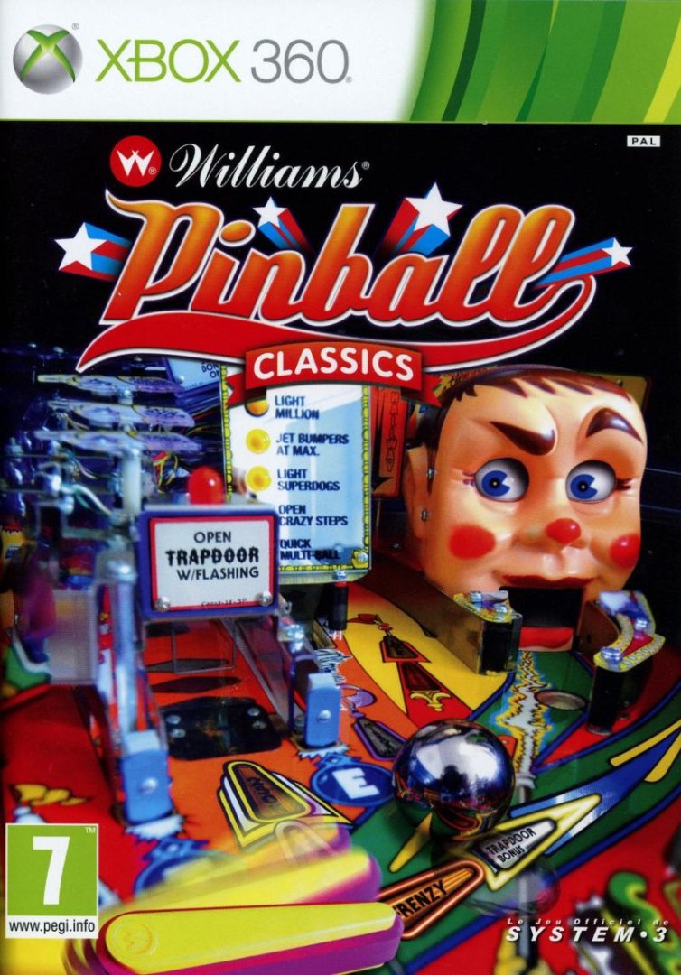 Jeu williams pinball classics