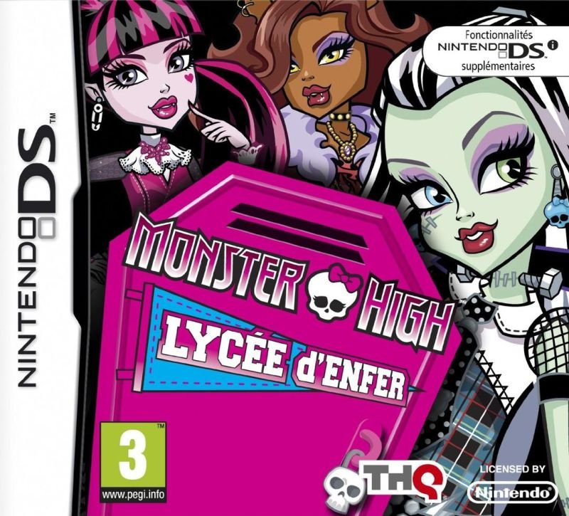 Jeu monster high : lycee d'enfer
