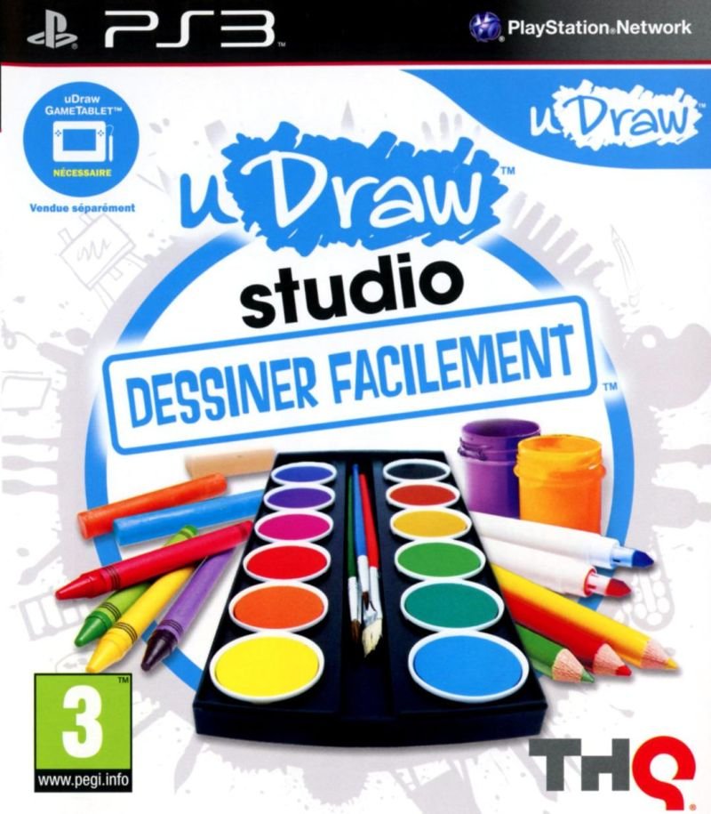 Jeu tablette udraw + udraw studio : instant artist