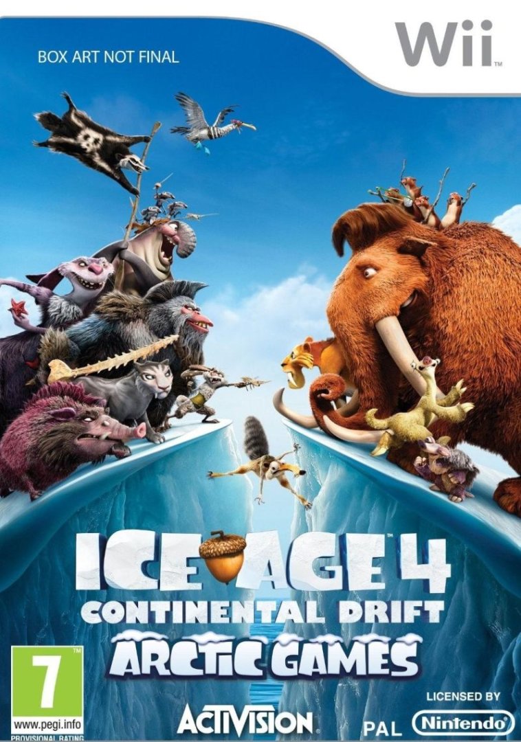 L'age de glace 4 : la derive des continents - jeux de l'arctique !