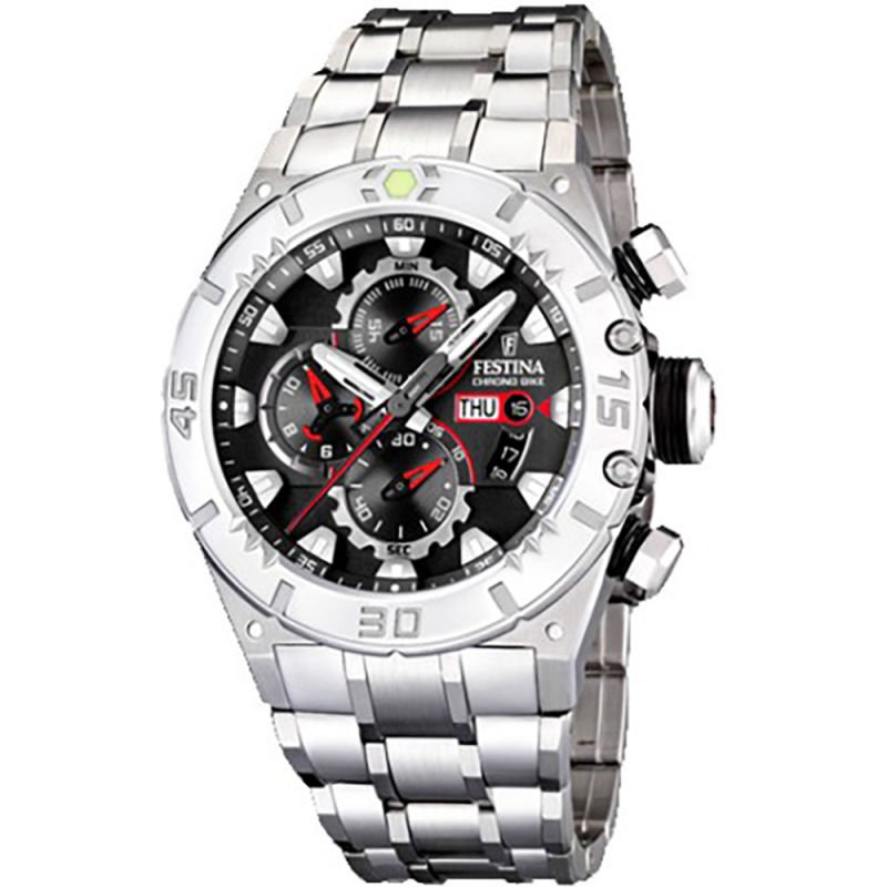 Montre a quartz chrono bike