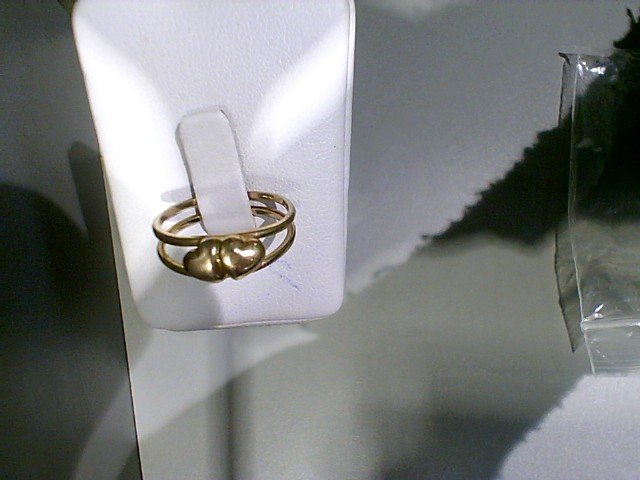 Bague plaque or
