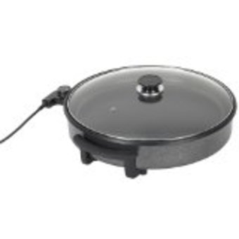 Poele avec couvercle 30cm 1500w pz-2963