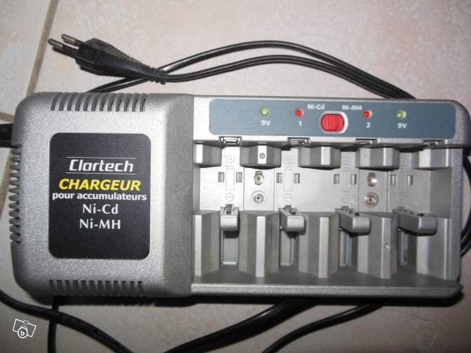 Chargeur de pile ni-cd et ni-mh