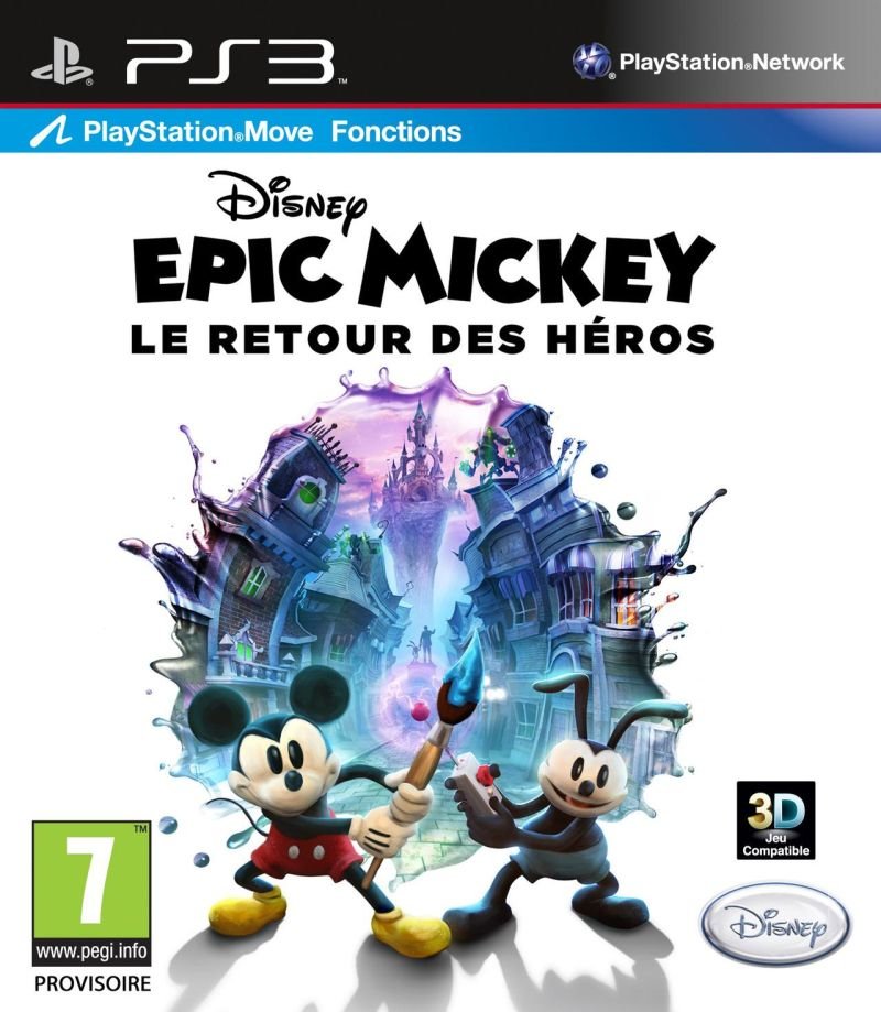Jeu epic mickey : le retour des heros