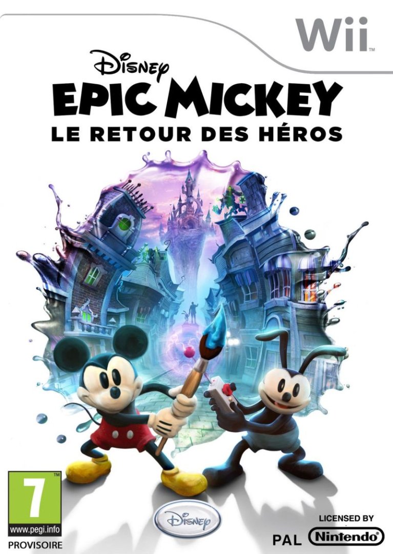 Jeu epic mickey : le retour des heros