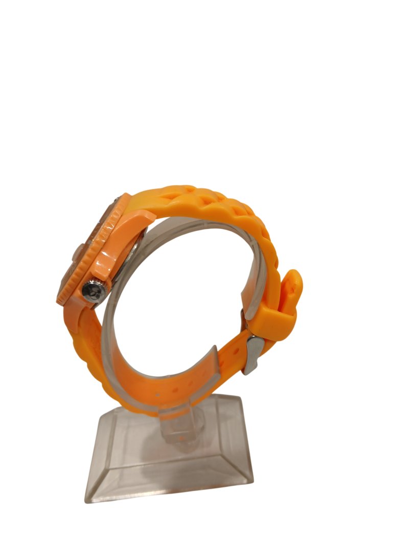 Montre a quartz orange