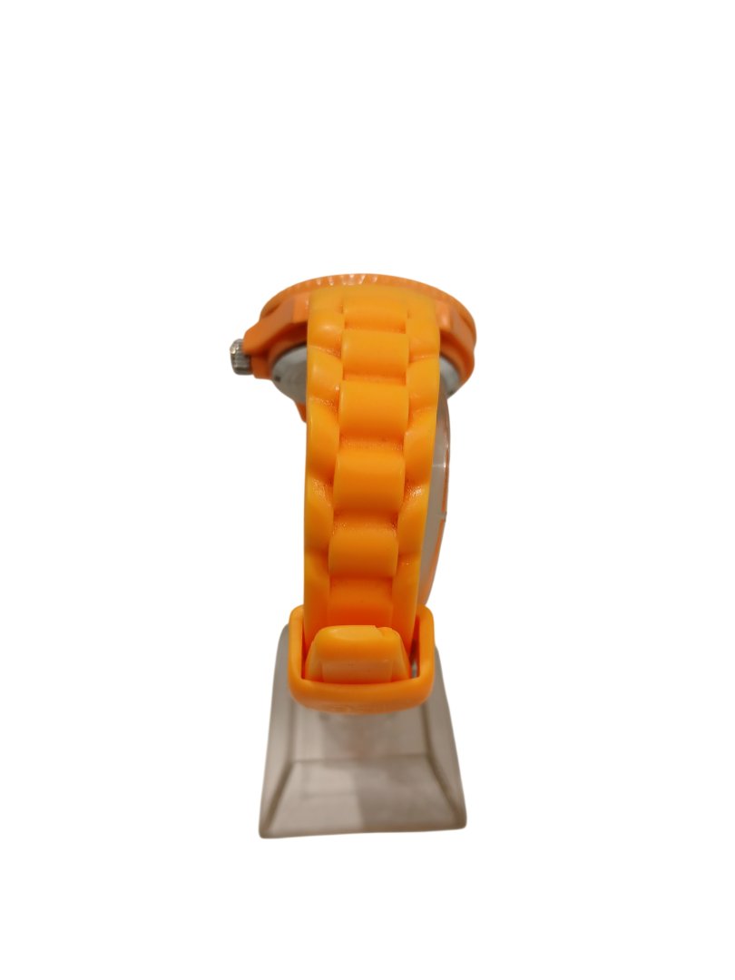 Montre a quartz orange