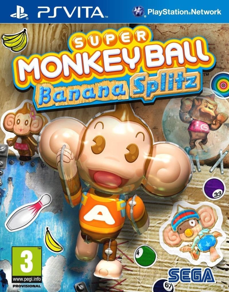Jeu super monkey ball : banana splitz