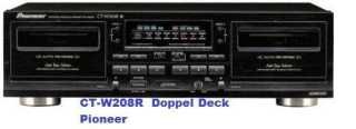 Platine cassette ct-w208r