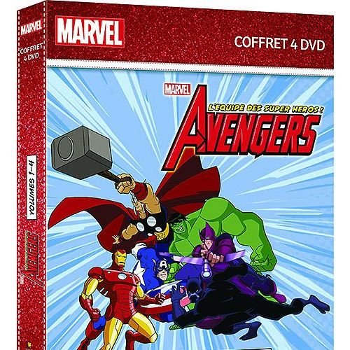 Avengers : l'equipe des super-heros - coffret 4 dvd - volumes 1-4