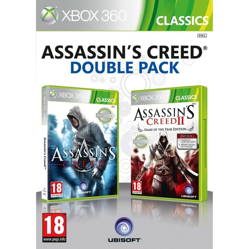 Jeu double pack : assassin's creed + assassin's creed ii