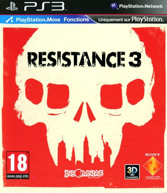 Jeu resistance 3 platinum edition allemande (pass online)