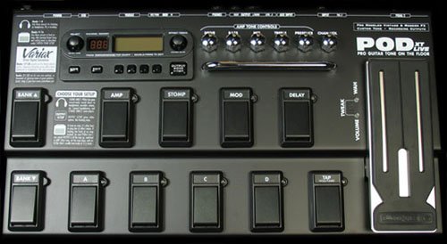 Pedale de guitare pod xt live
