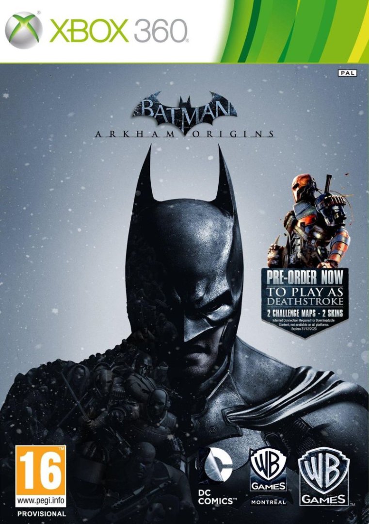 Jeu batman arkham origins