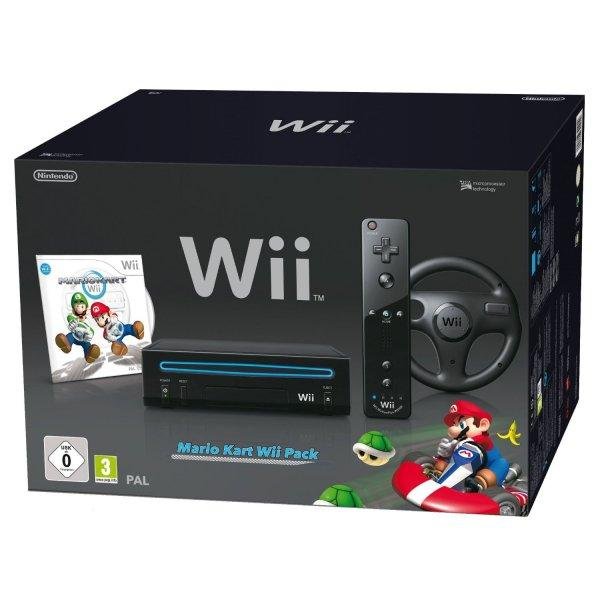 Wii noire pack mario kart
