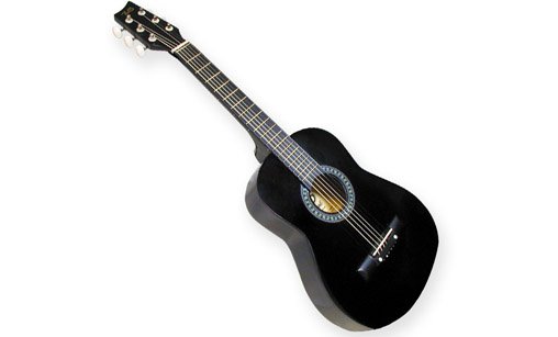 Guitare acoustique noir 75 cm 600805