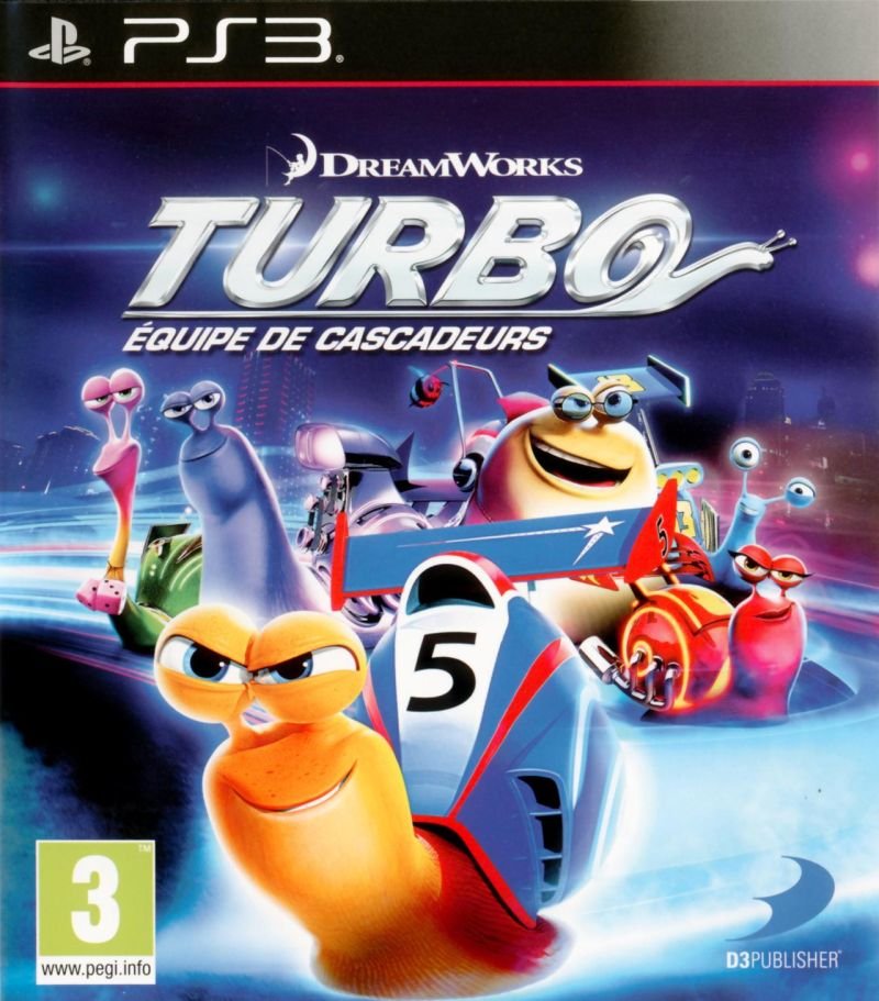 Jeu turbo : equipe de cascadeurs
