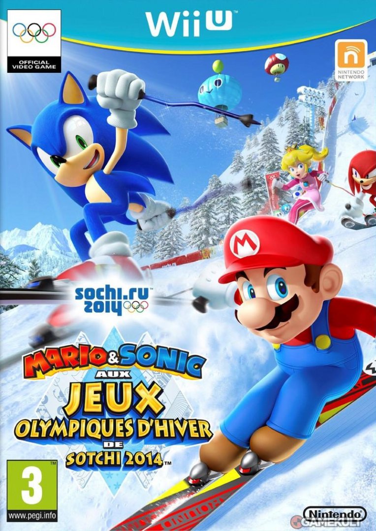 Mario & sonic aux jeux olympiques d'hiver de sotchi 2014