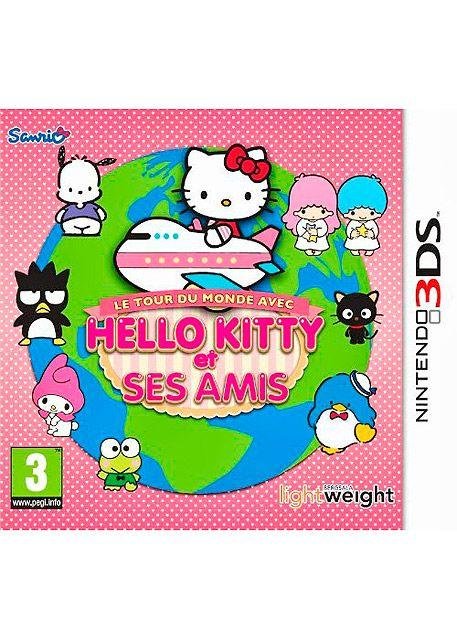 Jeu le tour du monde avec hello kitty et ses amis