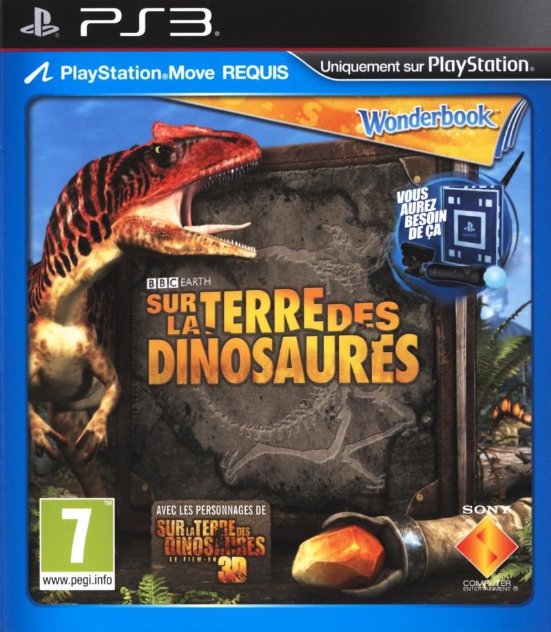 Jeu wonderbook : sur la terre des dinosaures pack decouverte move