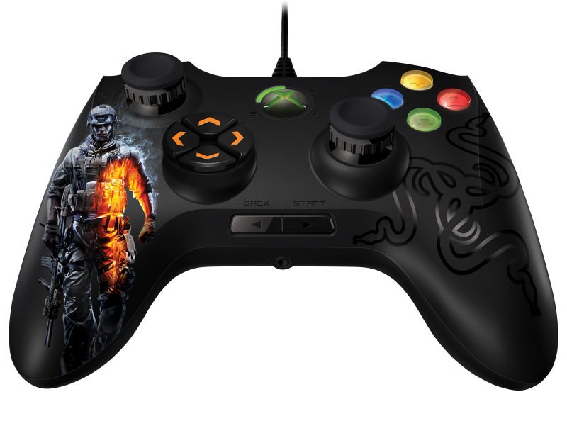 Manette filaire xbox 360 onza battlefield