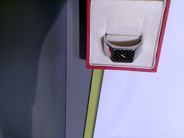 Bague acier fantaisie