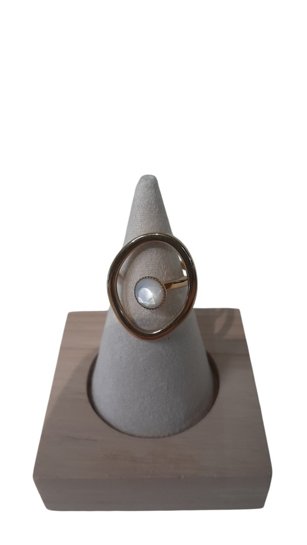 Bague acier fantaisie