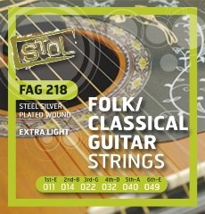 Cordes guitare folk xtra light fag218