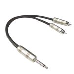 Cable 2 rca/jack mono 3m 600375