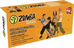 Zumba fitness 4 dvd + 2 halteres + 1 guide d'entrainement - dvd