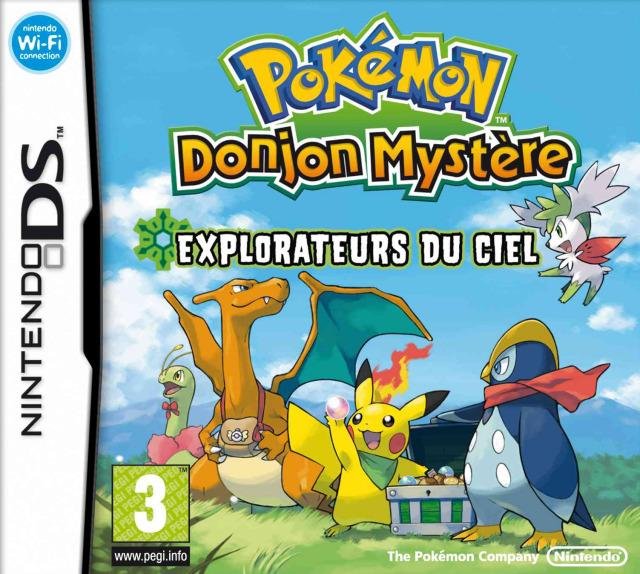 Jeu pokemon donjon mystere : explorateurs du ciel