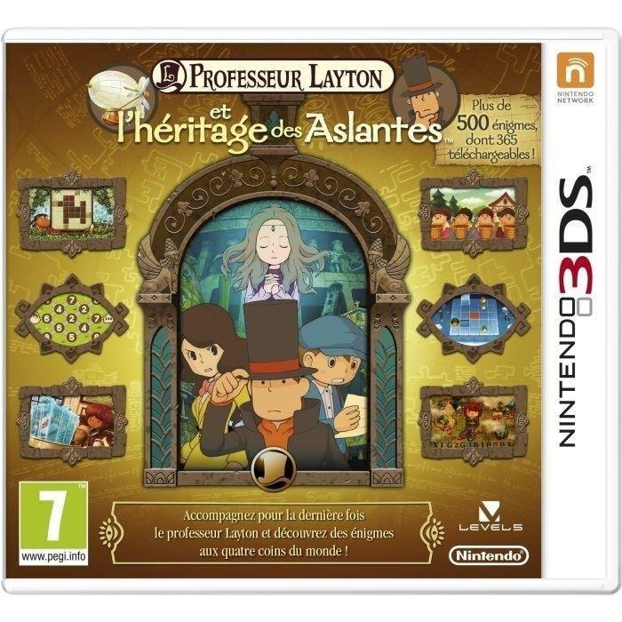 Jeu professeur layton et l'heritage des aslantes