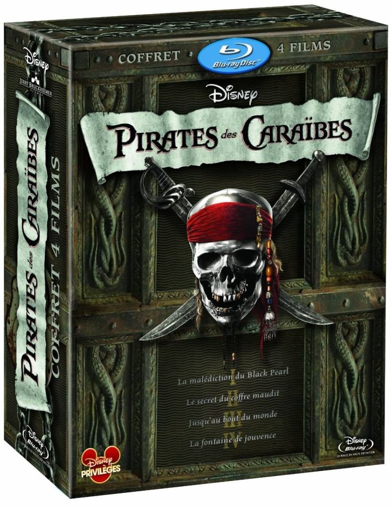 Pirates des caraibes - l'integrale 4 films