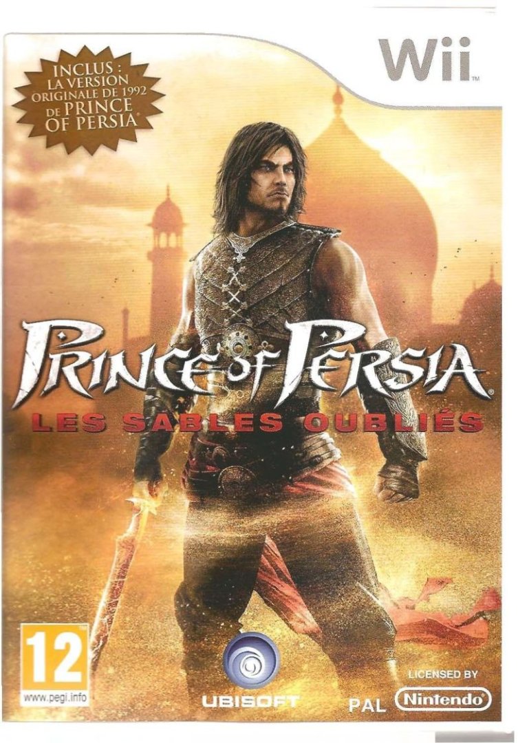 Jeu prince of persia : les sables oublies edition euro