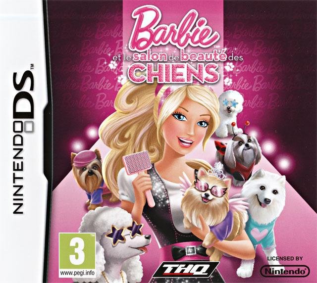 Jeu barbie et le salon de beaute des chiens