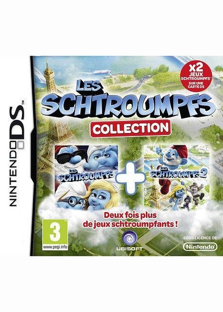 Jeu compilation schtroumpfs 1+2