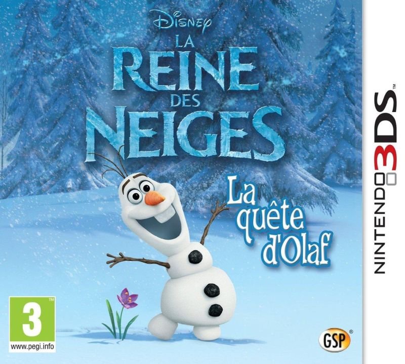 Jeu la reine des neiges : la quete d'olaf