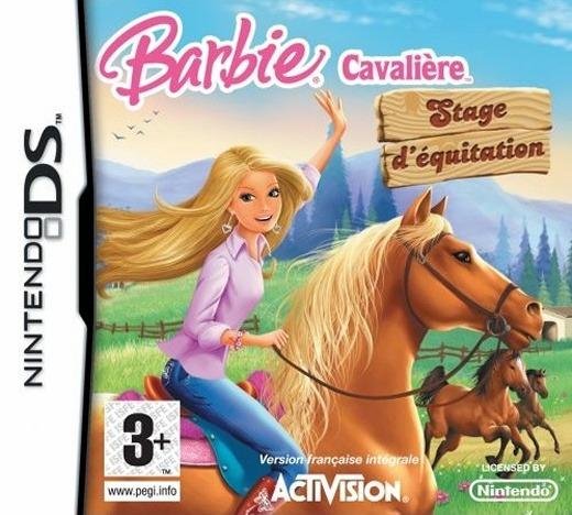 Jeu barbie cavaliere : stage d'equitation