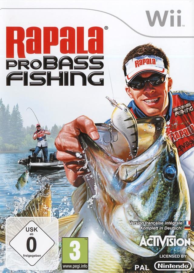 Jeu rapala pro bass fishing avec canne a peche