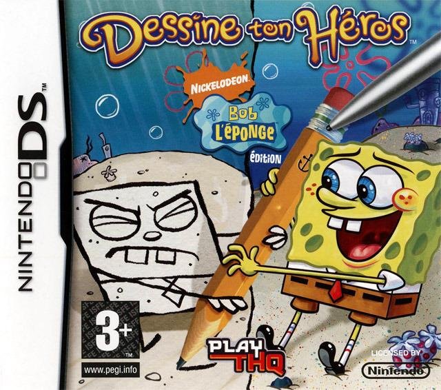 Jeu bob l'eponge : dessine ton heros