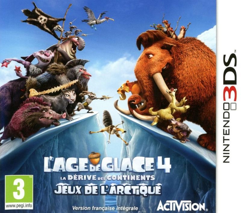 L'age de glace 4 : la derive des continents - jeux de l'arctique !