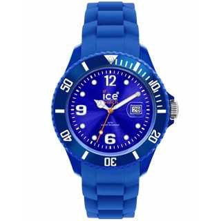 Montre a quartz bleu et blanche