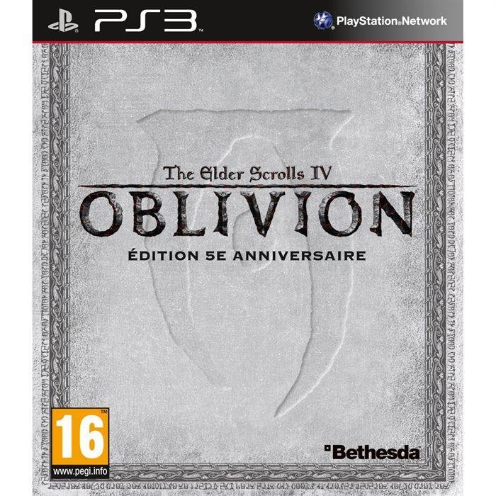 Jeu the elder scrolls iv (4) : oblivion edition anniversaire