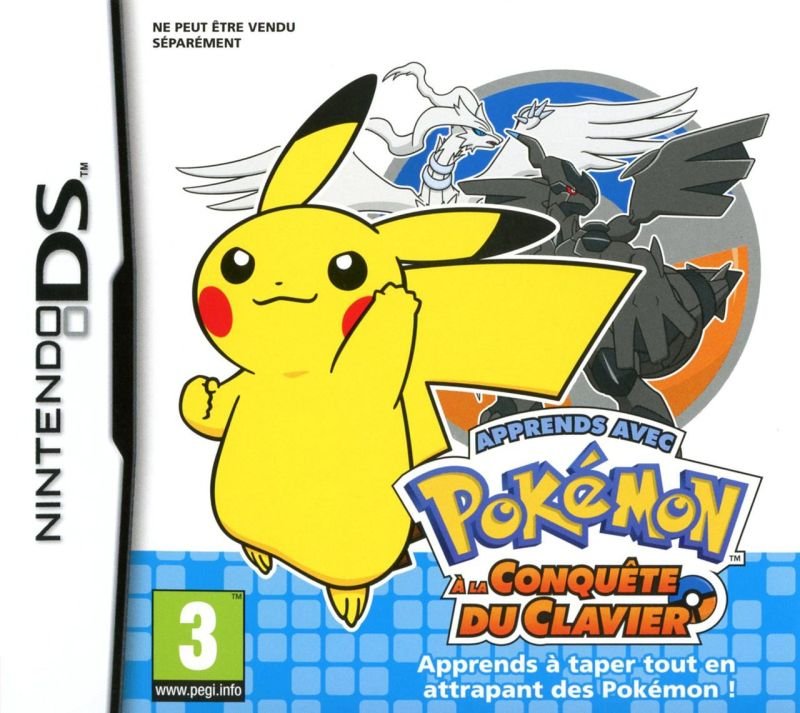 Jeu apprends avec pokemon : a la conquete du clavier